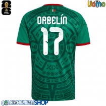 Maglie da calcio Messico Orbelin Pineda #17 Prima Maglia Mondiali 2026  Manica Corta